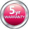 Five Year Warranty